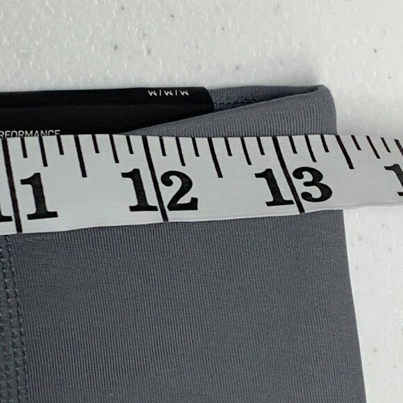 Nike Leggings sz M Mid Rise Tight Fit 7/8 Length Gray Green 25.5" Inseam New NWT - Picture 5 of 11